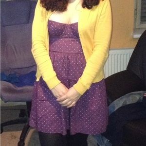 Rare Pattern Purple Polka Dot Victoria's Secret Corset Dress. 6.